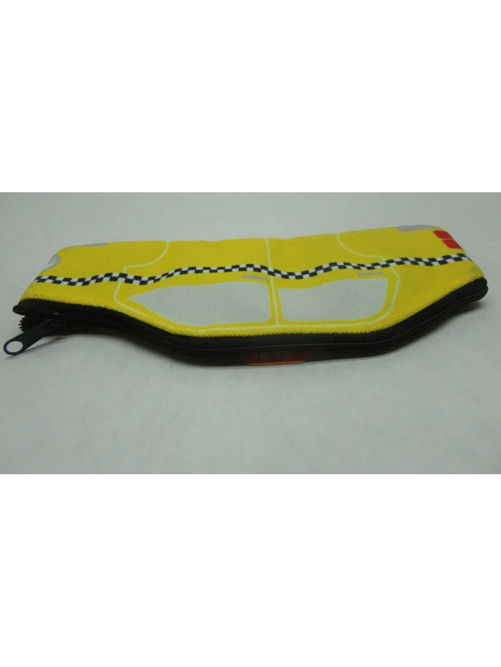 PAPYRUS Small Zip Makeup cosmetic Pencil Pouch City Fare Yellow Taxi